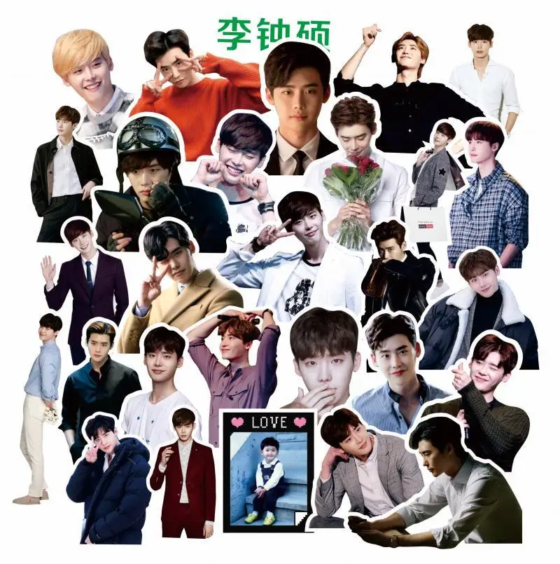 Imagem -02 - Lee Jong Suk-adesivos Decorativos Faça Você Mesmo Bonitos Conta Mão