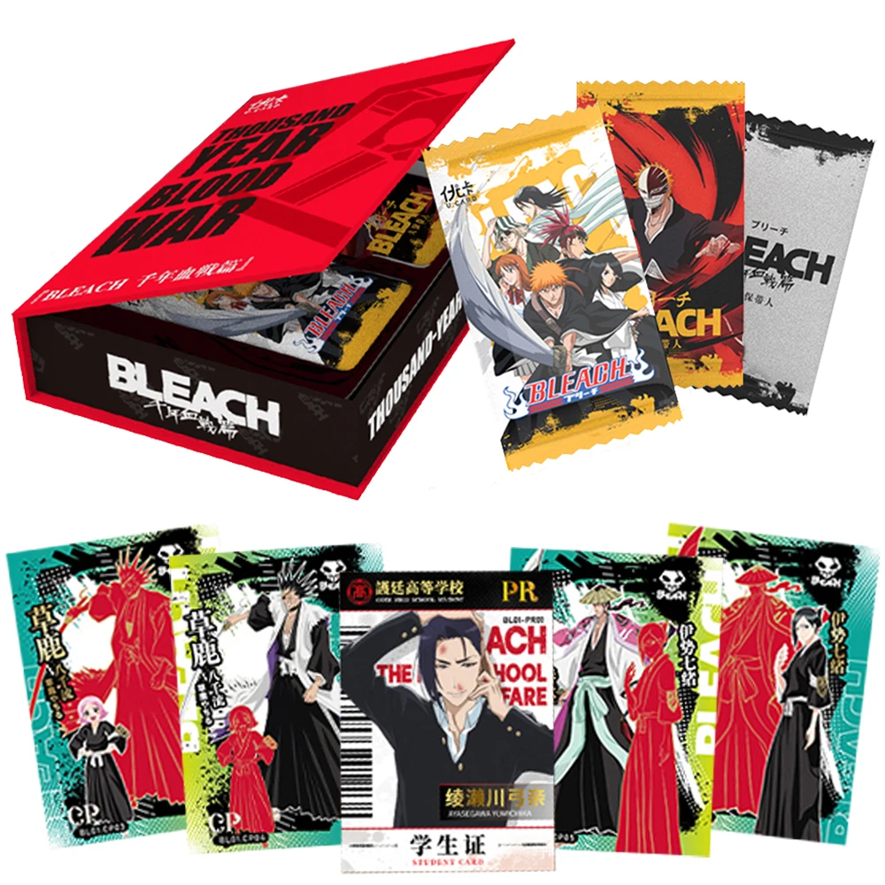 بليتش فانتسي أنيمي جمع بطاقة المشجعين نعتز الإبداعية CD سجل الأشكال بطاقة عالية الوضوح الحرفية هدايا عيد الميلاد #1