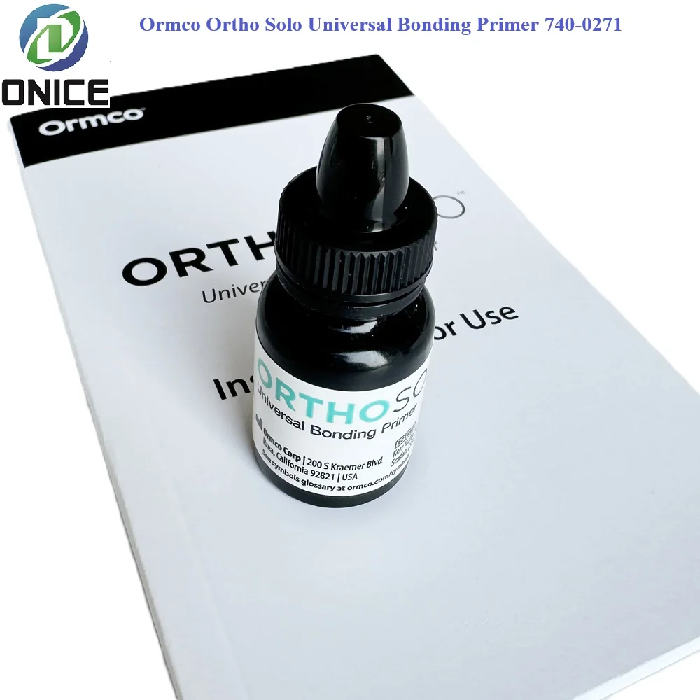 Dental Orthodontic Adhesive Primer Ormco Ortho Solo 740-0271 Ormco Ortho Solo Universal Bonding Primer 5ml/Bottle