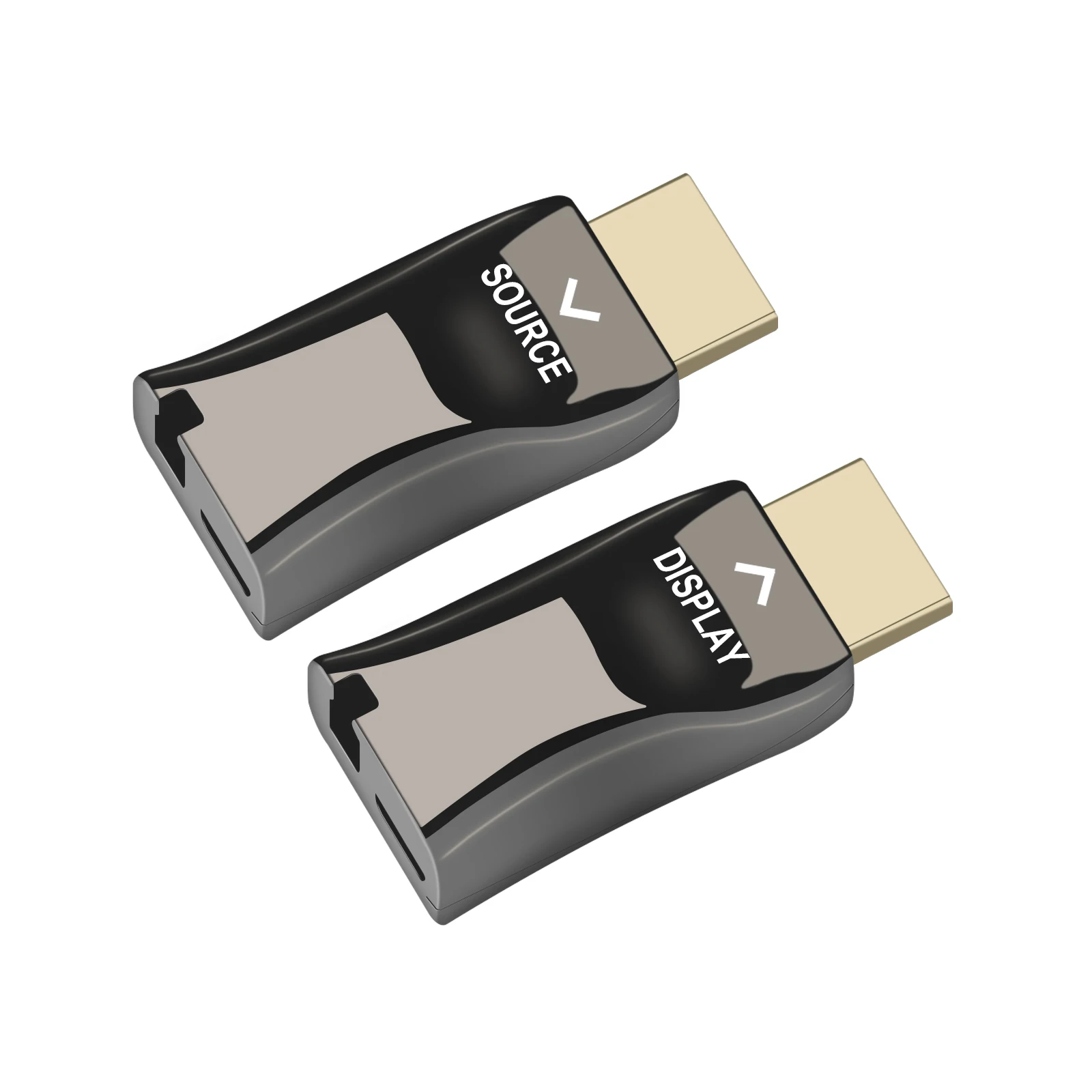 Mini 4K HDMI Fiber Extender, 4Kx2K 30Hz HDMI 1.4a Video Optical Transceiver, Up to 300m Uncompressed Over OM3 Multimode Fiber