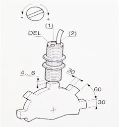 مستشعر مراقبة السرعة الدوارة الاستقرائية، XSA-11801