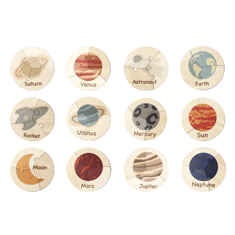 

Children Wooden Montessori Puzzle Toys Ocean Animal Pattern Matching Toys Colorful Learning Education Blocks Cognitive Toys Kids