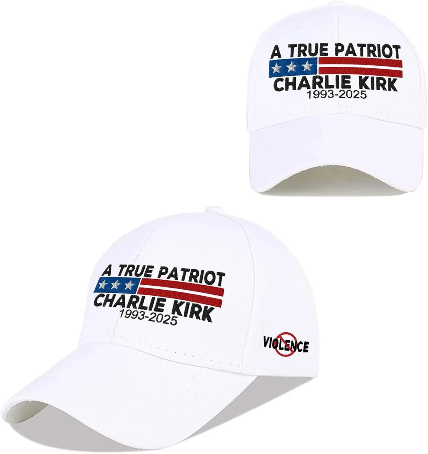 

A True Patriot Charlie Kirk 1993 2025 Hat Charlie Kirk Hat A True Patriot Cap USA Flag Republican Memorial Tribute Charlie 2025