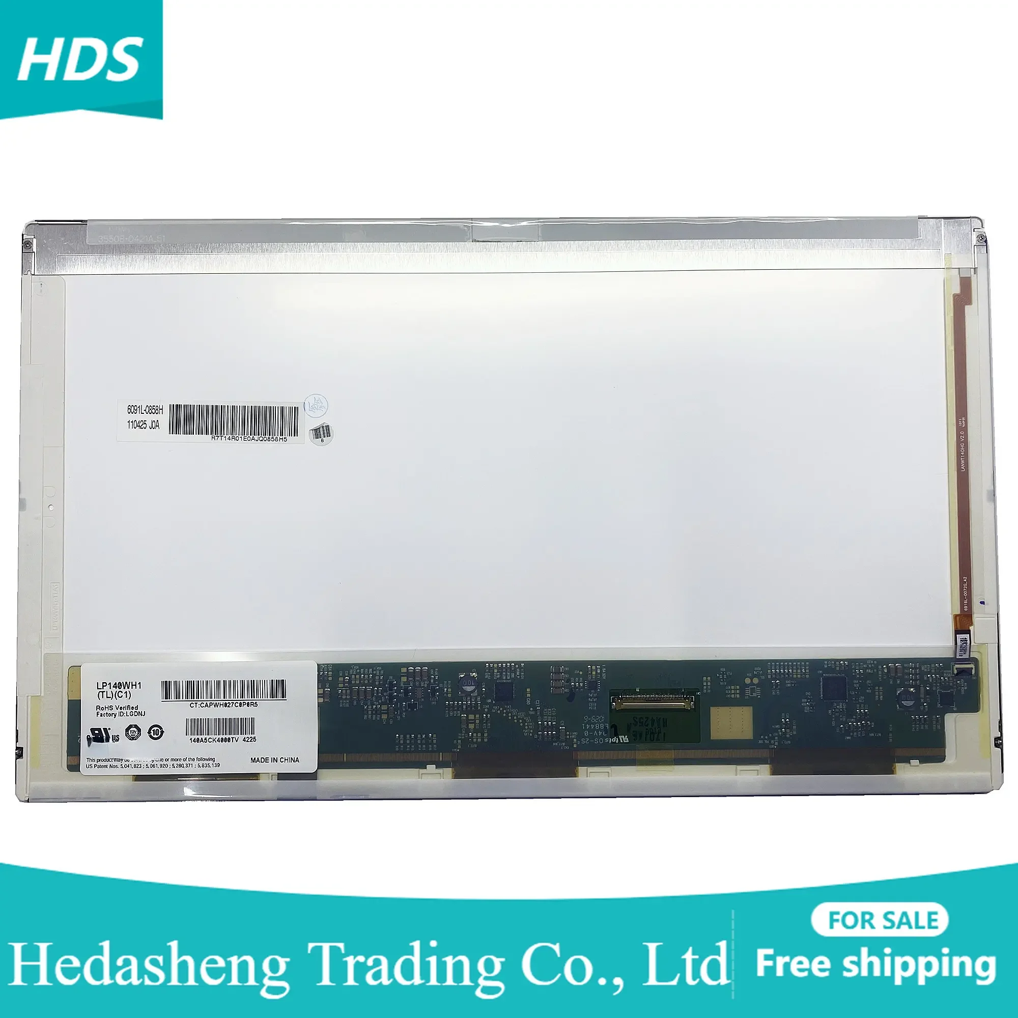 LP140WH1 TLC1 fit LP140WH4 TLN1 N140BGE-L23 N140B6-L08 HB140WX1-100/200 B140XW01 V.8 LTN140AT02 LTN140AT26 40 PIN