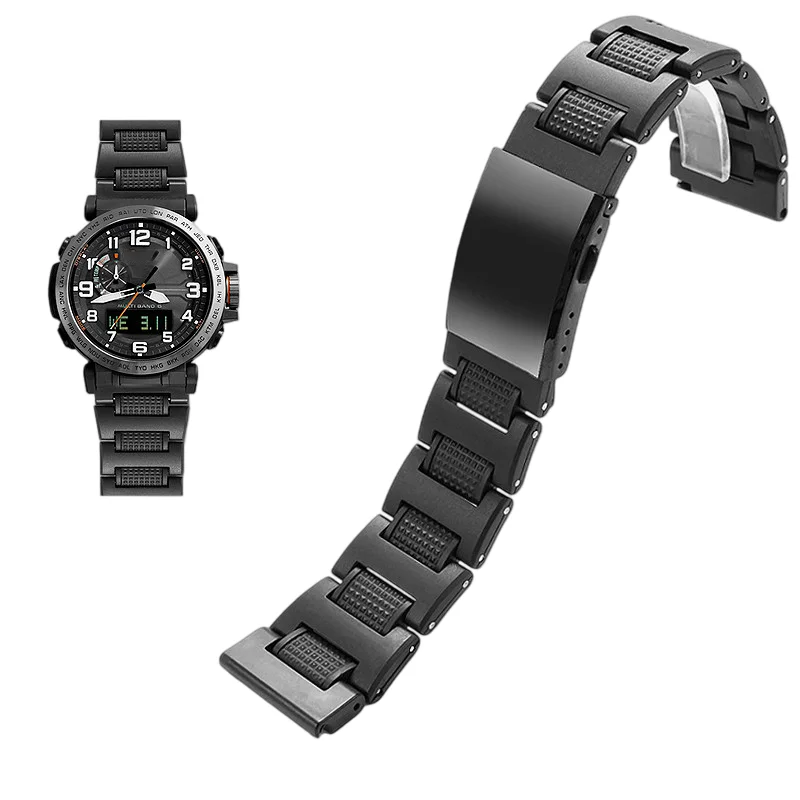 Pasek do zegarka z żywicy kompozytowej 22MM 23MM 24MM do Casio Pro Trek PRG-600 PRG-650Y PRW-6600 PRW-70YB, uniwersalny do każdego zegarka — 2