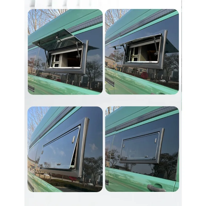 Tail door push window V362  accessories Double-layer screened  Quanshun middle door