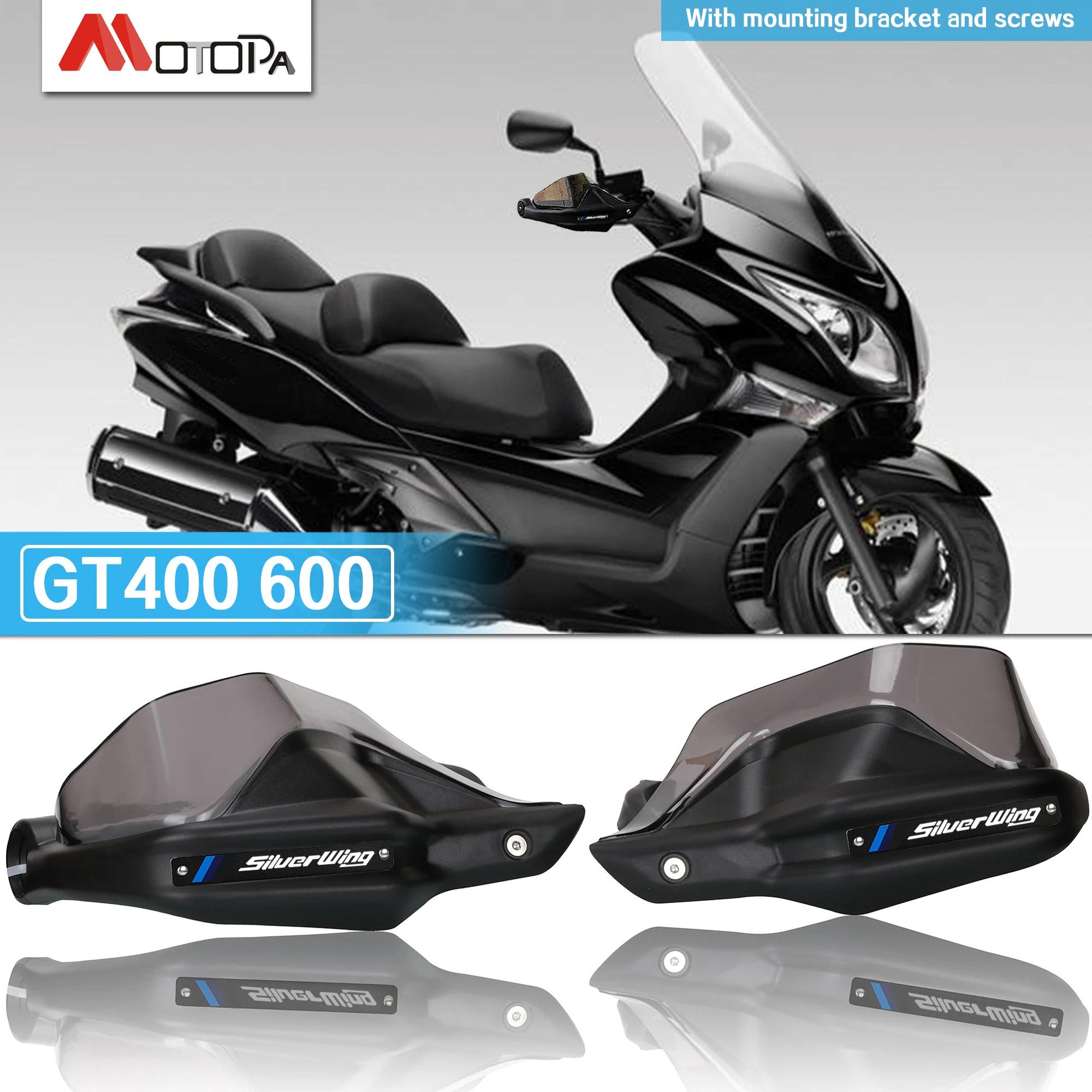Dla Honda Silver Wing GT 400 600 GT400 GT600 dedykowana osłona dłoni motocykl GT400 osłony dłoni osłony kierownicy przednia szyba