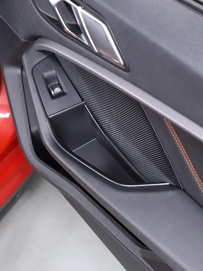Für BMW 1er 2er Serie F40 F44 2020+ ABS Auto Vordere und Hintere Tür Innengriff Armlehne Aufbewahrungsbox Handyablage Auto-Zubehör – Detail 2