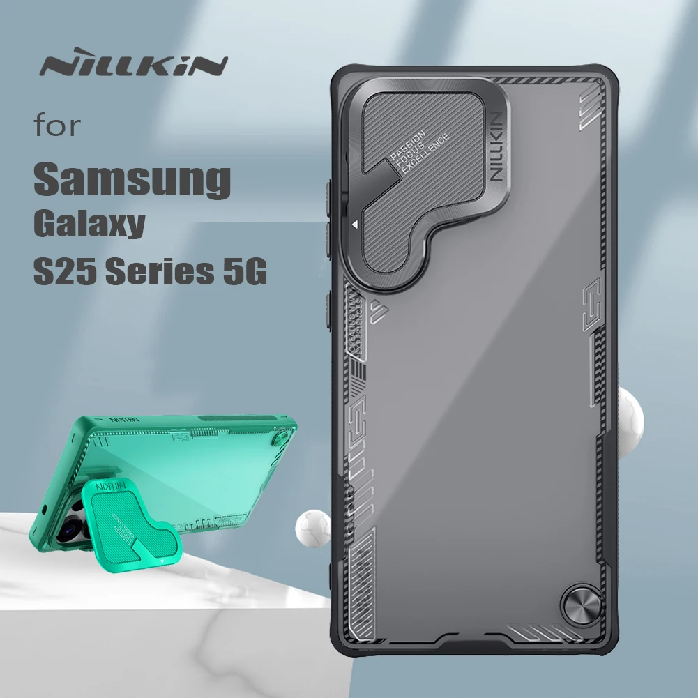 

for Samsung Galaxy S25 Ultra 5G Case Nillkin iceblade Prop Camera Protection with Stand Back Cover