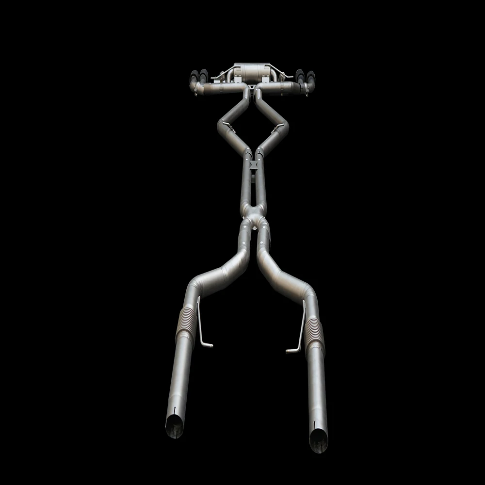 

OBM Hot Sale Exhaust for Giulia Quadrifoglio 2.9T V6 2016-2024 MM Stainless Steel Exhaust Pipe Muffler Valve System