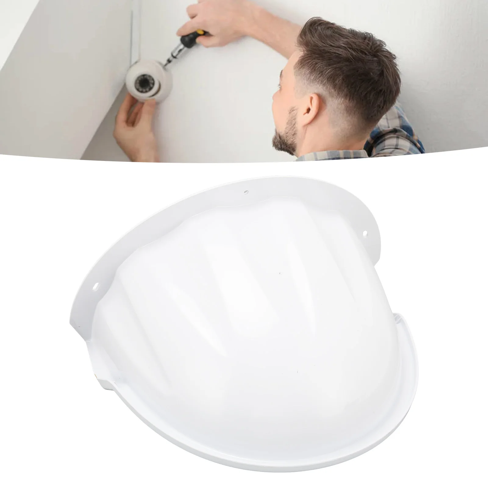 Outdoor Surveillance Camera Protective Cover Sunshade Rain Cover ABS Plastic for Security Camera