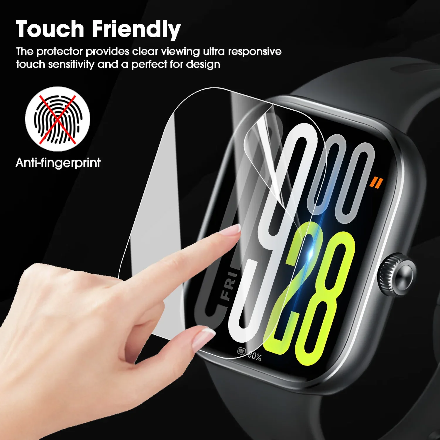 5-20PCS Flexible TPU Screen Protectors for Xiaomi Redmi Watch 5 HD Clear Anti-scratch Soft Hydrogel Film for Mi Redmi Watch 5