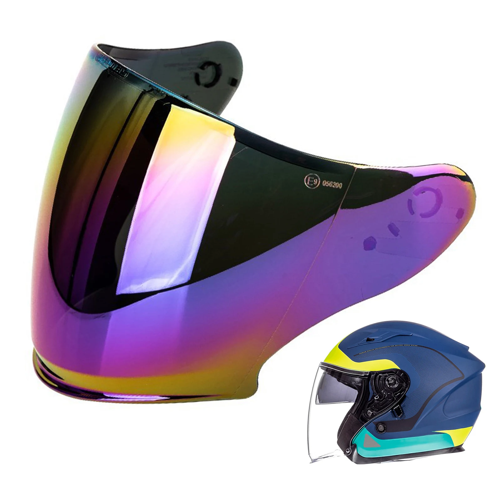 

Мотоциклетный шлем, козырек с ветровыми линзами, изогнутая поверхность, моторный шлем, аксессуары, замена для шлема MT Avenue SV