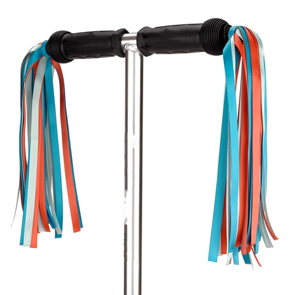 

5 Pair Bike H Streamers Gel Tassels Accessories Durable H Streamers Gorgeous Color Decoration Birthday Gift