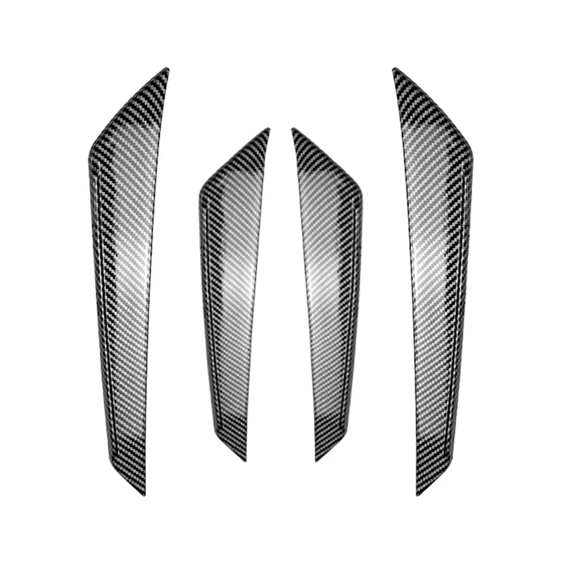 

Car Front Bumper Outer Side Splitter Spoiler Canard Trim For Subaru WRX STI VB 2022+ Carbon Fiber