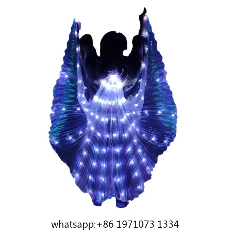 Dance props cape catwalk with toy accessories clothing led kindergarten wings gold wings red dance LED