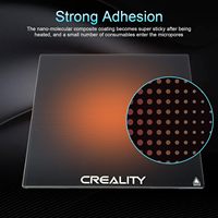 Creality Official Ender 3 Glass Bed 3D Printer Platform,235x235MM for Ender-3 V2/Ender-3 Pro/CR20/Ender-5/Ender-5 Pro