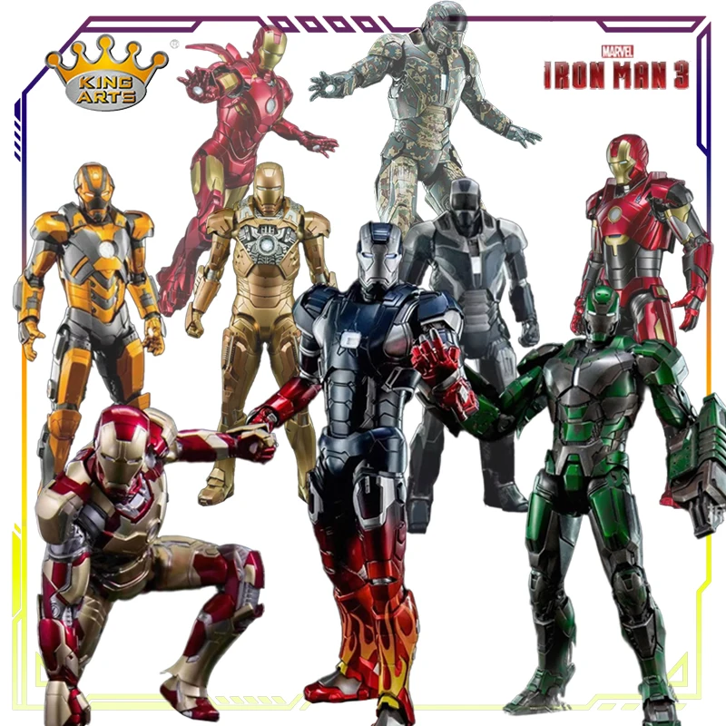 

King Arts Original 1\9 Alloy Movable Iron Man Series Mark 4 Action Figure Model Toys Movable Model Ornaments Gifts Fo Boys