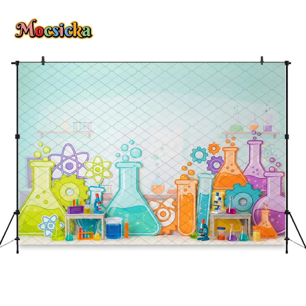 Mocsicka Back to School Backdrop Photography Yellow School Bus First Day of School Party Background Student Portrait Photozone