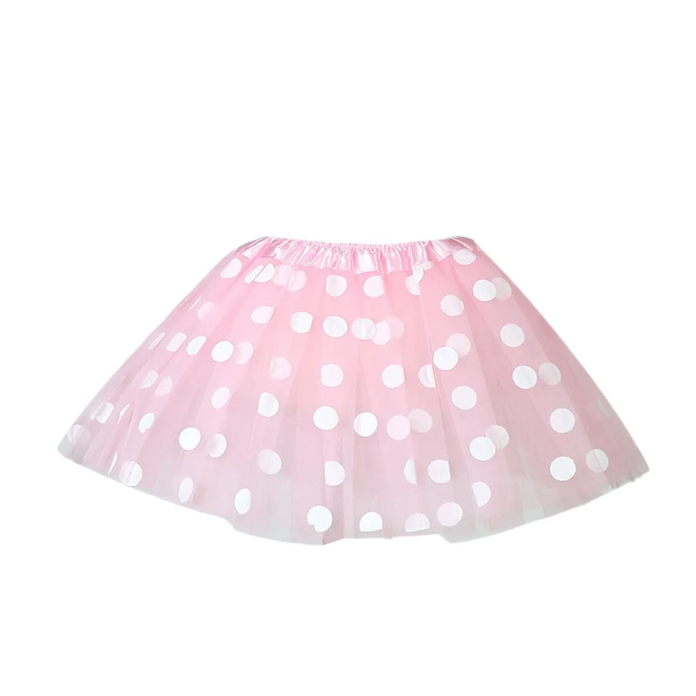 

Summer Wave Point Tutu Skirt Colorful Tulle Princess Skirt Netting Ballet Skirts Baby