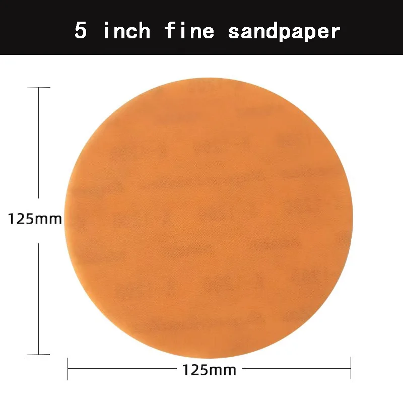 Japan KOVAX Double Eagle Soft Sandpaper 3 inch 5 inch Paint Surface Beauty Polishing Grinding Sandpaper Round Self-adhesive Floc