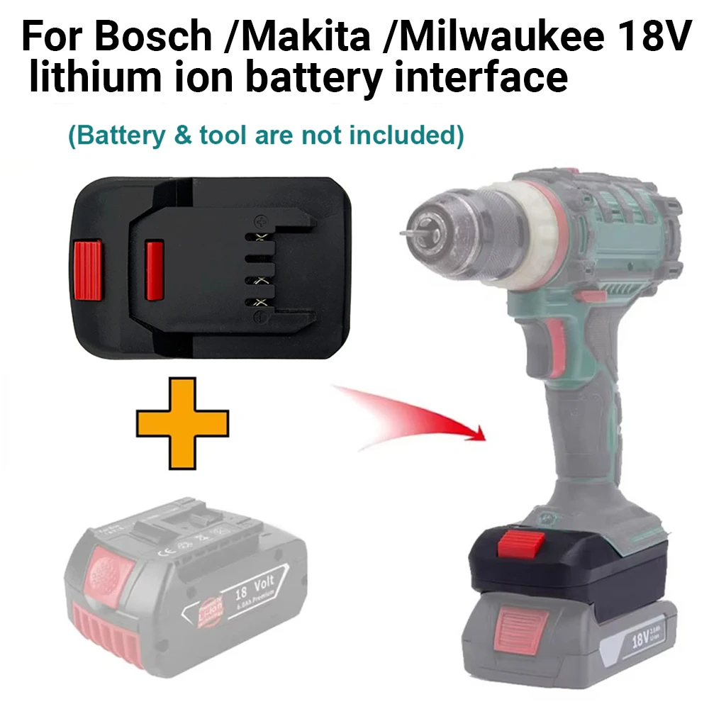Adapter/Converter for Milwaukee/Bosch/Makita 18V Li-ion Battery to Lidl Parkside X20V Li-ion Tools Adapter Power Tool Accessory