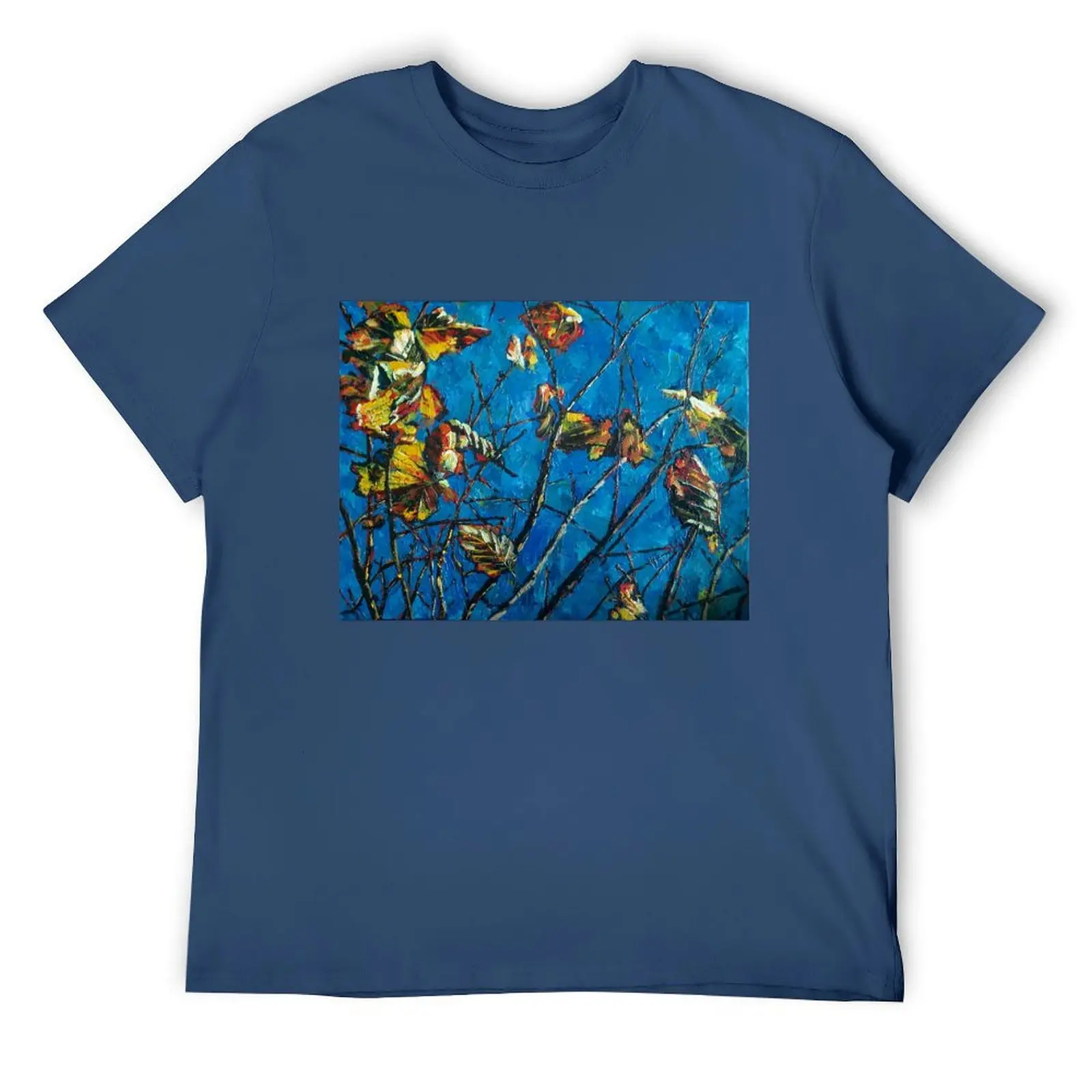 

Golden Leaves III T-Shirt graphic shirts Aesthetic clothing men t shirt