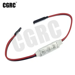 LED Light Control Power Switch Flicker Mode For 1/10 RC Crawler Car TRX4 RC4WD D90 Axial Scx10  RC Boat Aircraft RC Drifting