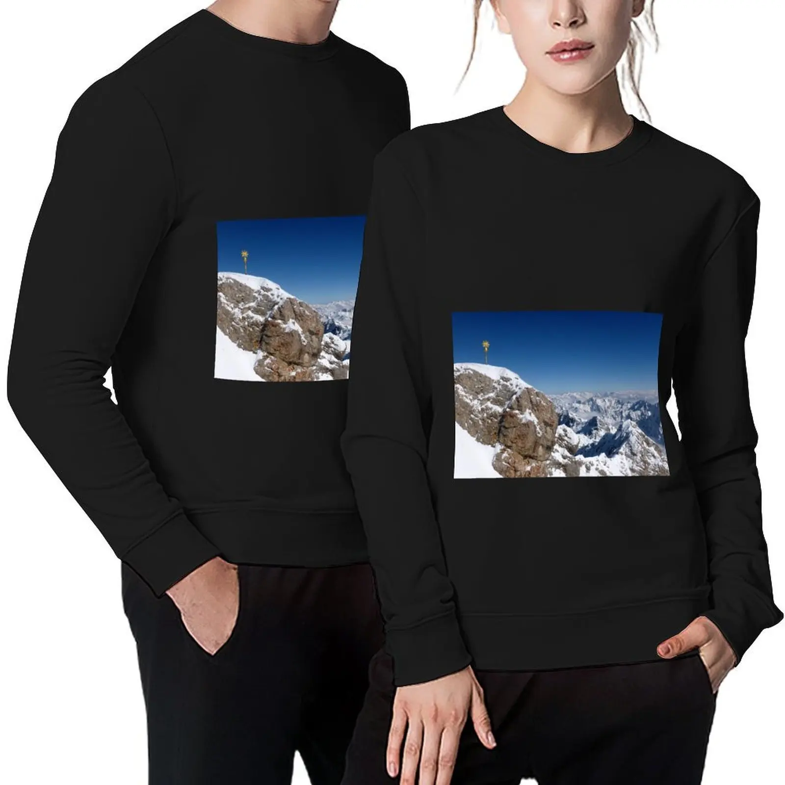 

Zugspitze ~ Top of Germany Pullover autumn new products men clothes anime clothing male clothes anime sweatshirt