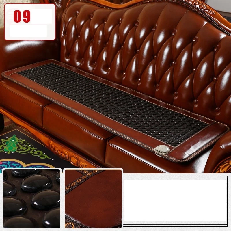 Natural jade cushion massage mattress 220V domestic sofa cushion heating stone physiotherapy massage pad health care 50*150 cm