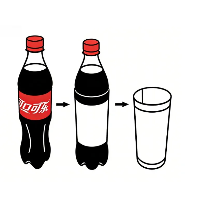 

Professional Vanishing Coke Bottle Magic Trick Stage & Close Up Illusion Magician Prop Accessories Beginner Fun Magia