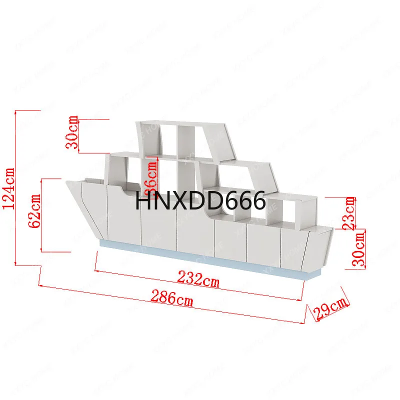 

Скандинавский креативный корабль, книжная полка, напольная полка, окно, фон, украшение стены, полка для библиотеки