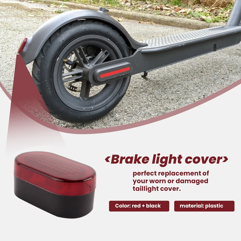 Electric Scooter Taillights Led Rear Fender Lampshade Brake Rear Lamp Shade For Xiaomi Mijiam365 Scooter Skateboard