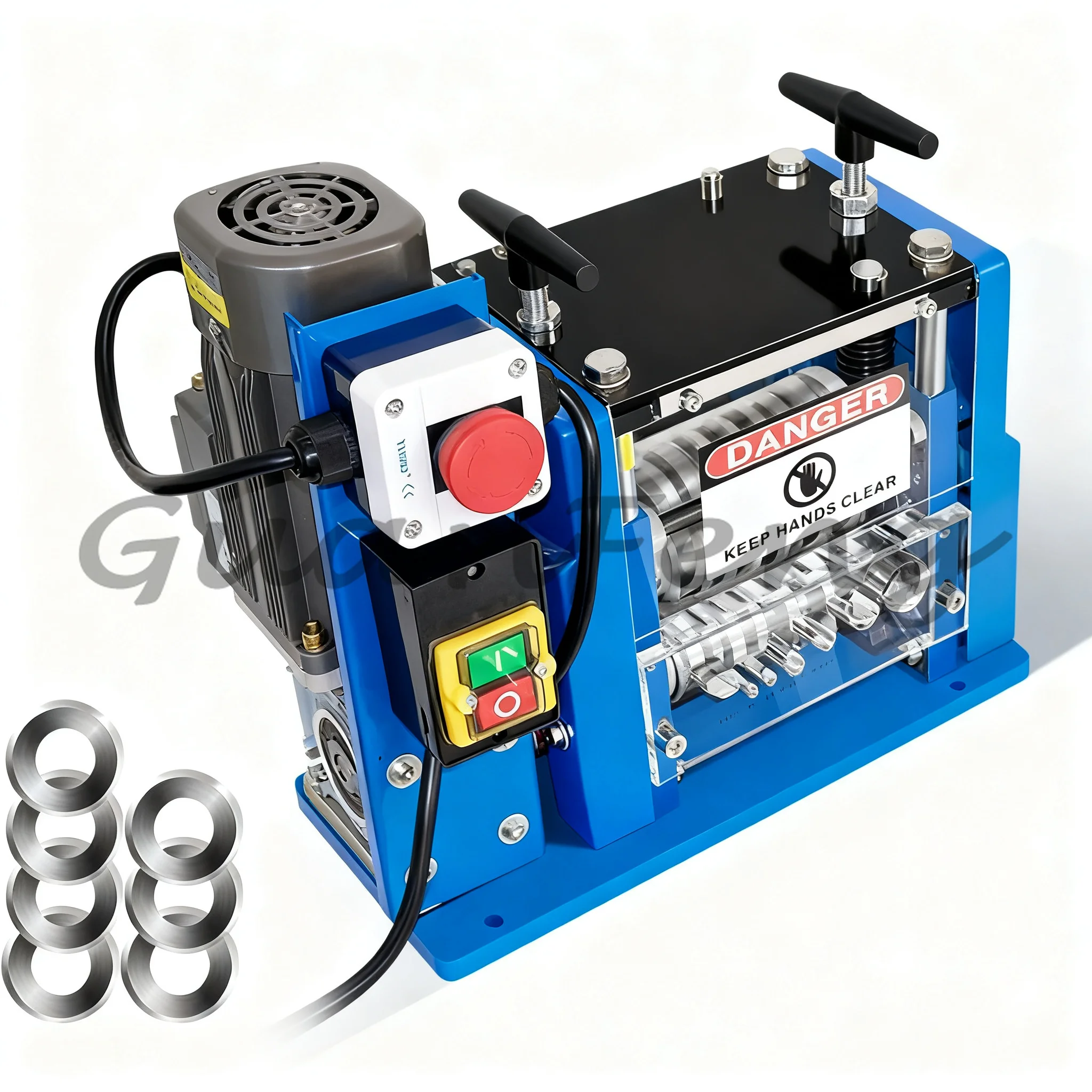 220V Electric Wire Stripping Machine, Cable Peeler Equipment for Copper & Aluminum Wire Recycling Processing