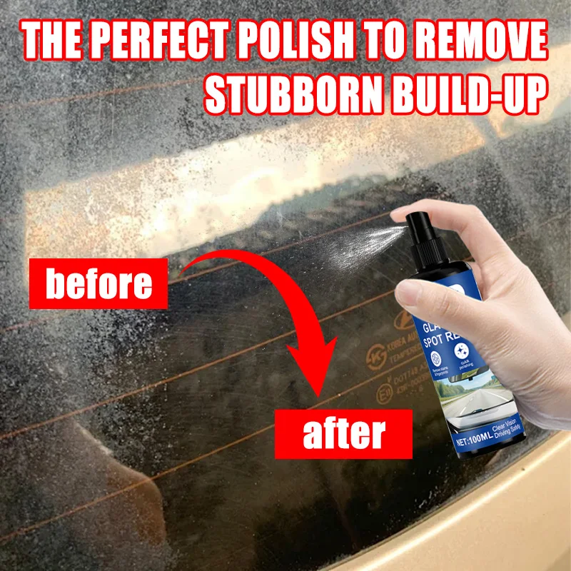 Magic Windshield Restoration Spray Automotive Glass Cleaner for Oxidation Oil Film and Visibility Repair