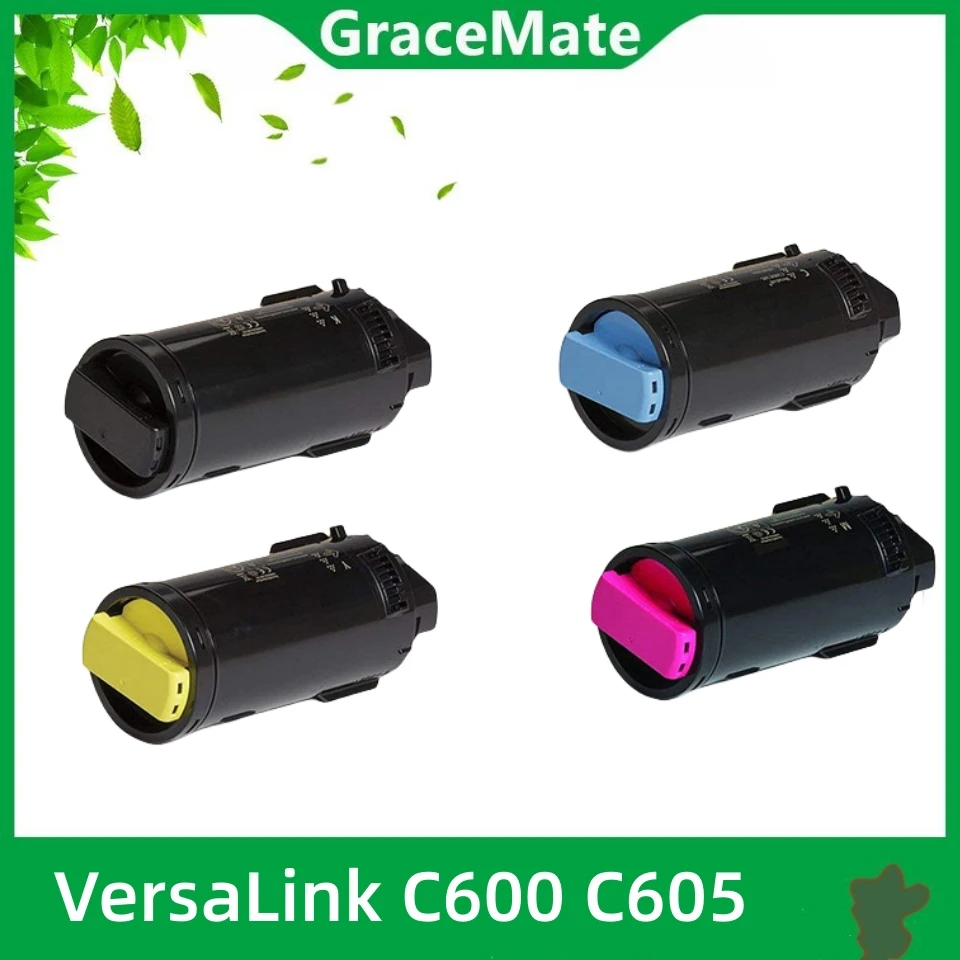 GraceMate Compatible Toner Cartridge for Xerox VersaLink C600 C605 Color Printer 106R03899 96 97 98