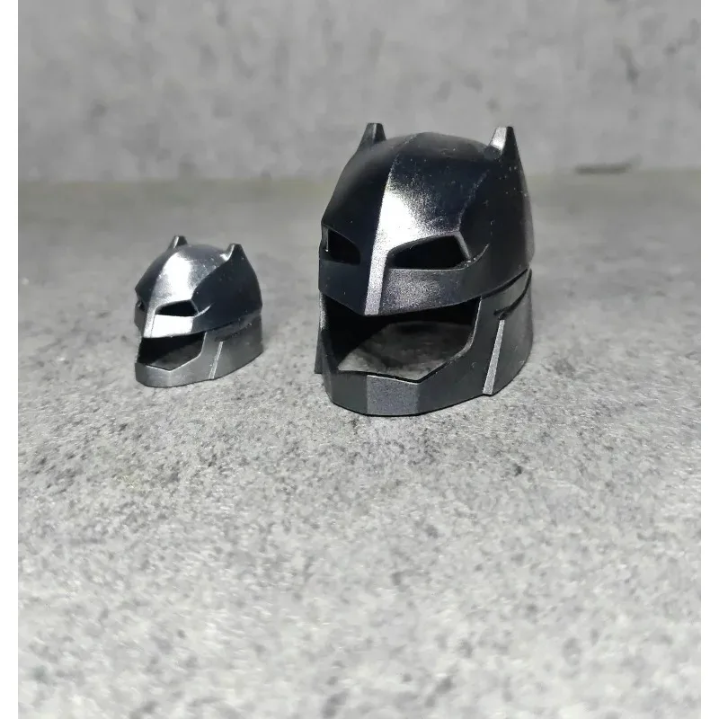 1/12 1/6 Scale Heavy Armor Empty DC Batman Helmet Soldier Accessories Skull Model for 6''12'' HT Mezco Action Figures Accessory view 5