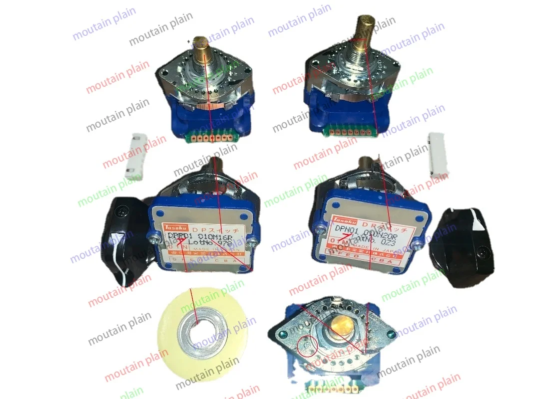 Rotary Switches Band Switch Magnification Switch Machine Band TOSOKU  DPP02  02N 010n16r CNC Panel Knob Switch DPP02-02N