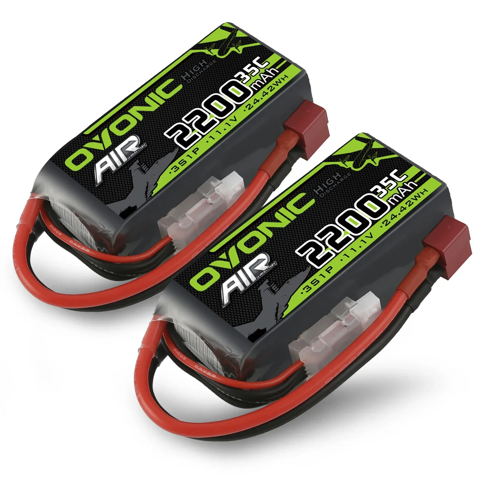 2PCS Ovonic 3S 2200MAh 11.1v 35C RC LiPo Battery With Deans / XT60 Plug For RC Helicopter Airplane Quadrotor Drone 2PCS