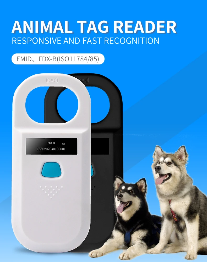 Handheld 134.2Khz/125KHz Pet Reader Animal Proximity