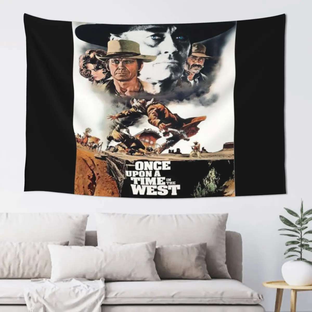 

Once Upon a Time in the West Tapestry Decoration Room Room Decorating Aesthetic Home Decorators Bedroom Decor Aesthetic Tapestry