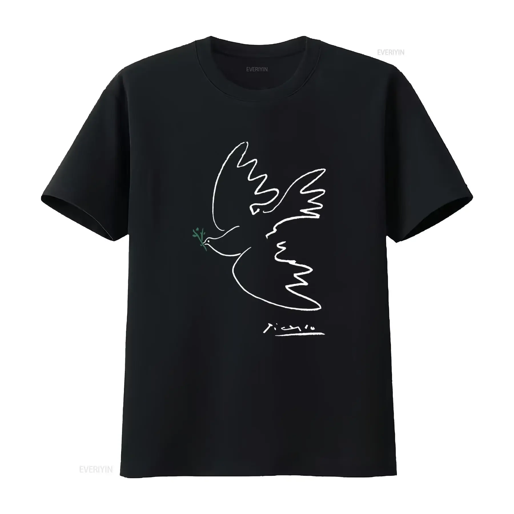 Pablo Picasso's Dove of Peace T Shirt Stylish and Symbolic Design for All vintage Washed Soft designer clothes Unisex Slightly