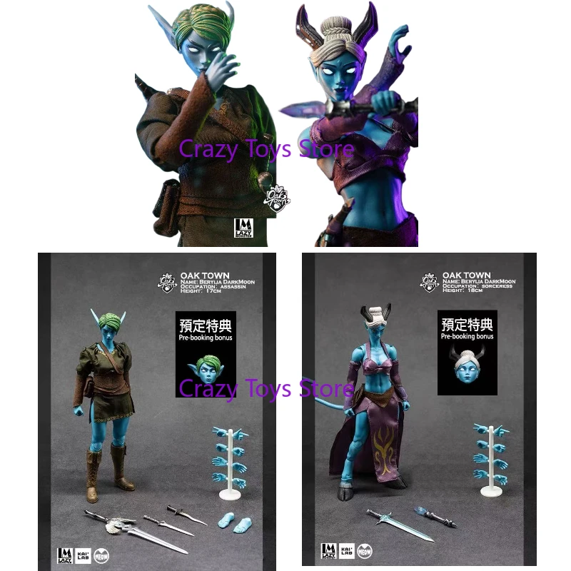 

В наличии 100% оригинал Lazy Studio Oak Town Second Wave Green Hair Elf Blackhorn Delaney Mobile Doll Игрушечная фигурка