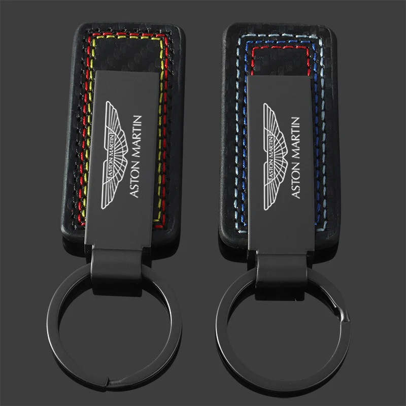 إكسسوارات جلدية معدنية لأستون مارتن DB S 11X9 المفاتيح سبائك الزنك كيرينغ 3 ألوان الرياضة المعادن كيرينغ المفاتيح قلادة #2