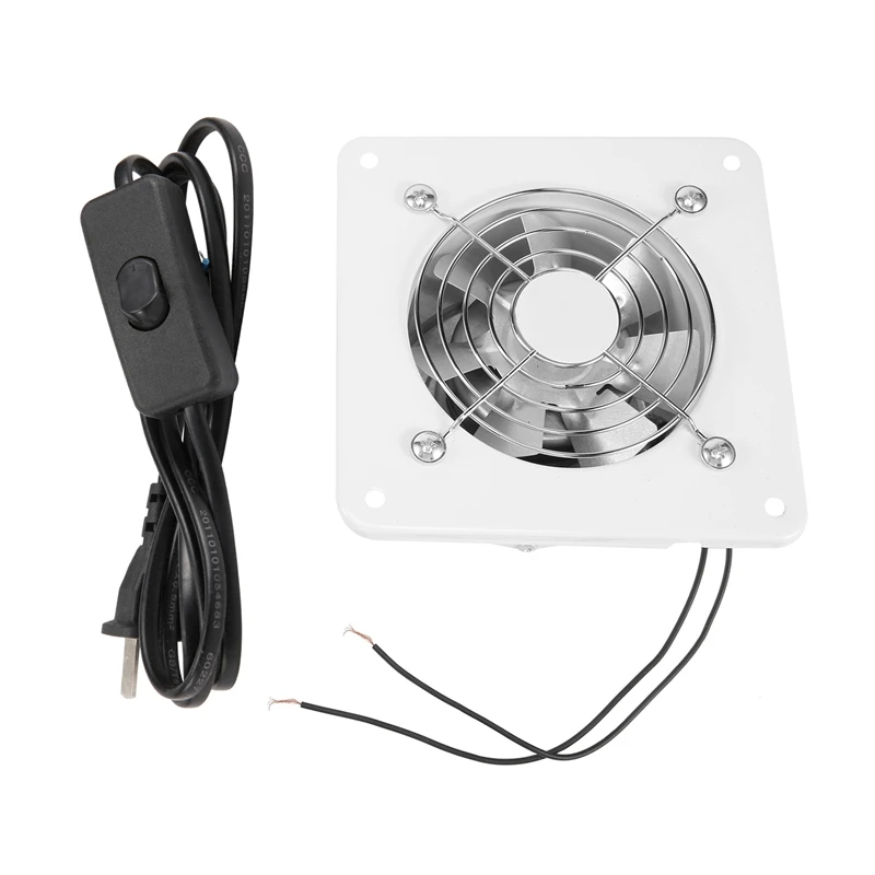 

Hot 4 Inch Inline Duct Fan Air Ventilator Metal Pipe Ventilation Exhaust Fan Extractor Bathroom Fan Duct Fan Accessories