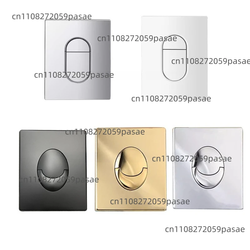 Hidden Water Tank Accessories Flush Panel, Wall-mounted Toilet Pneumatic Double Flush Button