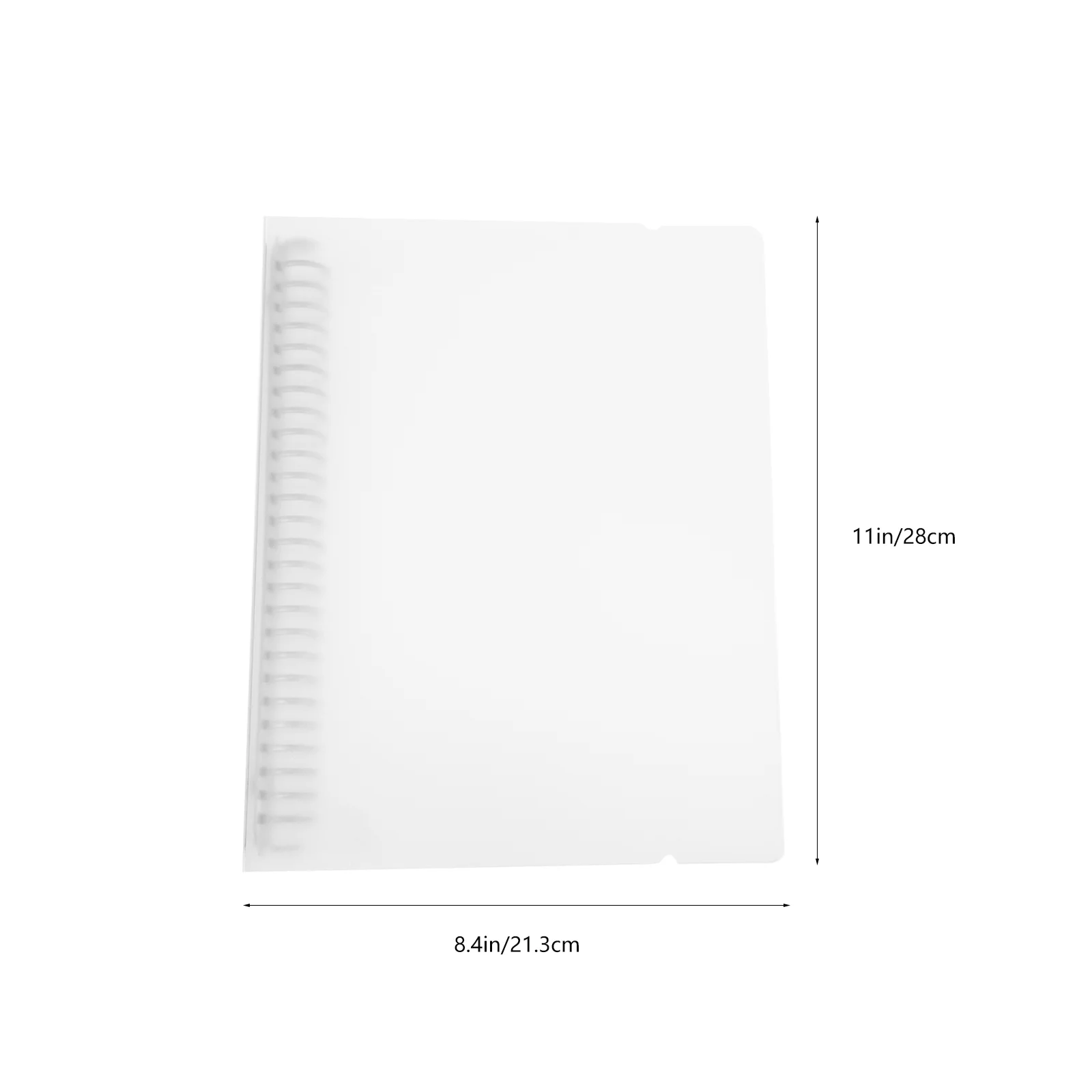 حافظة أوراق فضفاضة مجلة كتاب حامي الموثق المفكرة غطاء متجمد Pp كتيب قذيفة