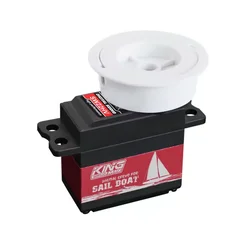 KINGMAX SW22HV 68g 22kg.cm@7.4V Numérique Hautes-sions Étanche Engrenages En Métal Programmable Servo pour RC Bateau À Voile