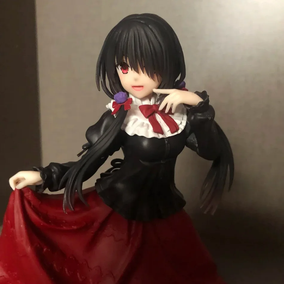 20cm Date A Live Anime Figure Black Dress Casual Wear Kurumi Tokisaki PVC  Action Figure Car Decoration Collection Model Toy Gift - AliExpress 26