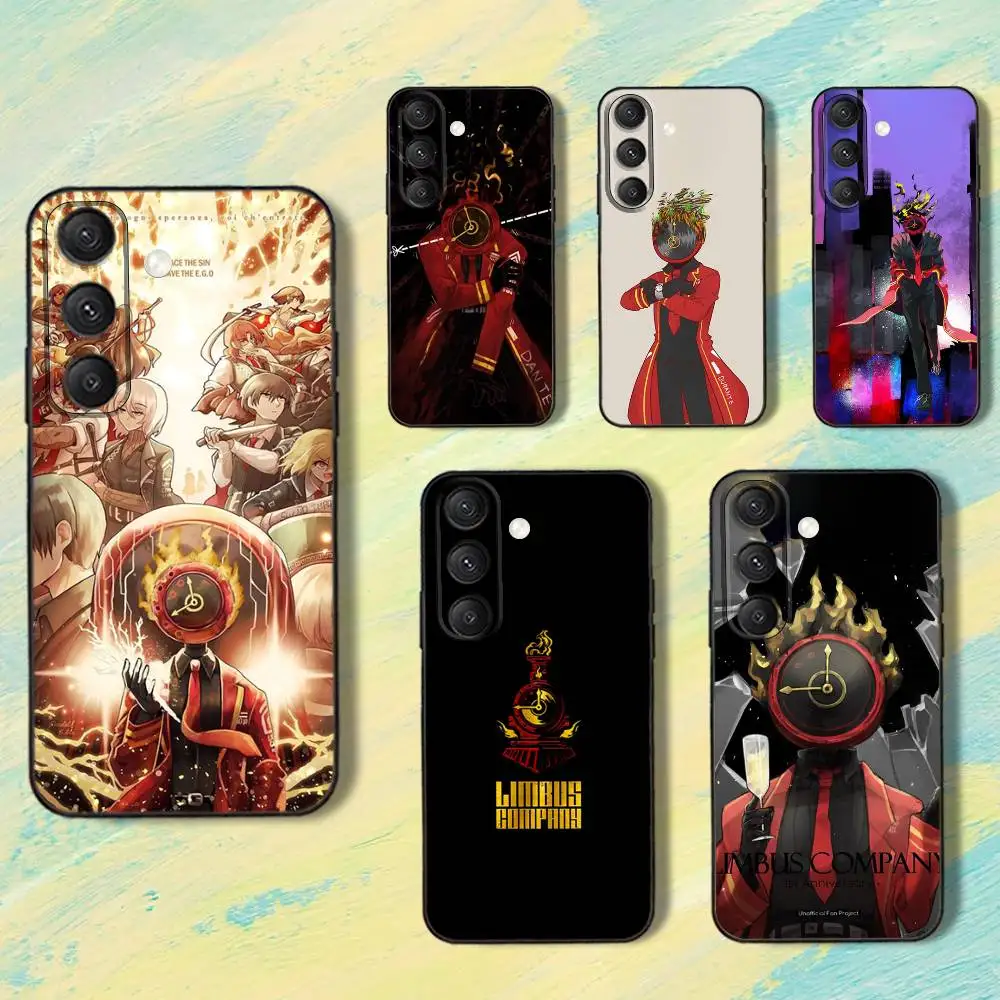 

L-Limbus Company-ES Phone Case For Samsung S25,S24,S10,S22,S21,S20,S23,Ultra,Plus,Lite,FE,Soft Silicone Black Cover